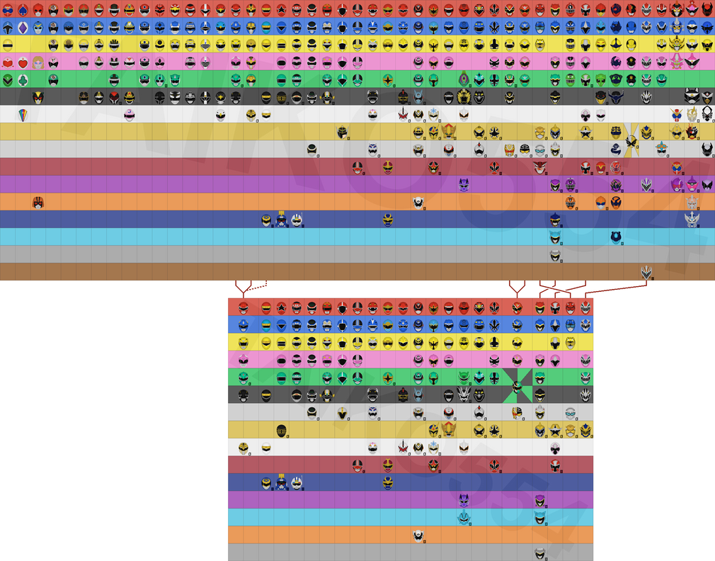 Girl Power Rangers Colors at Bev Wood blog