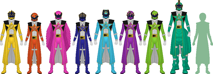 Additional Kyurangers, Part 8, Ranked Officers by Taiko554 on DeviantArt