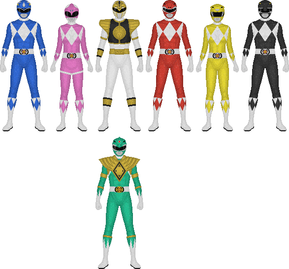 Mighty Morphin' Power Rangers, Metallic Armor by Taiko554 on DeviantArt