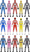 Power Rangers, Lord Zedd's Dark Rangers