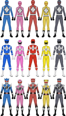 Power Rangers, Lord Zedd's Dark Rangers