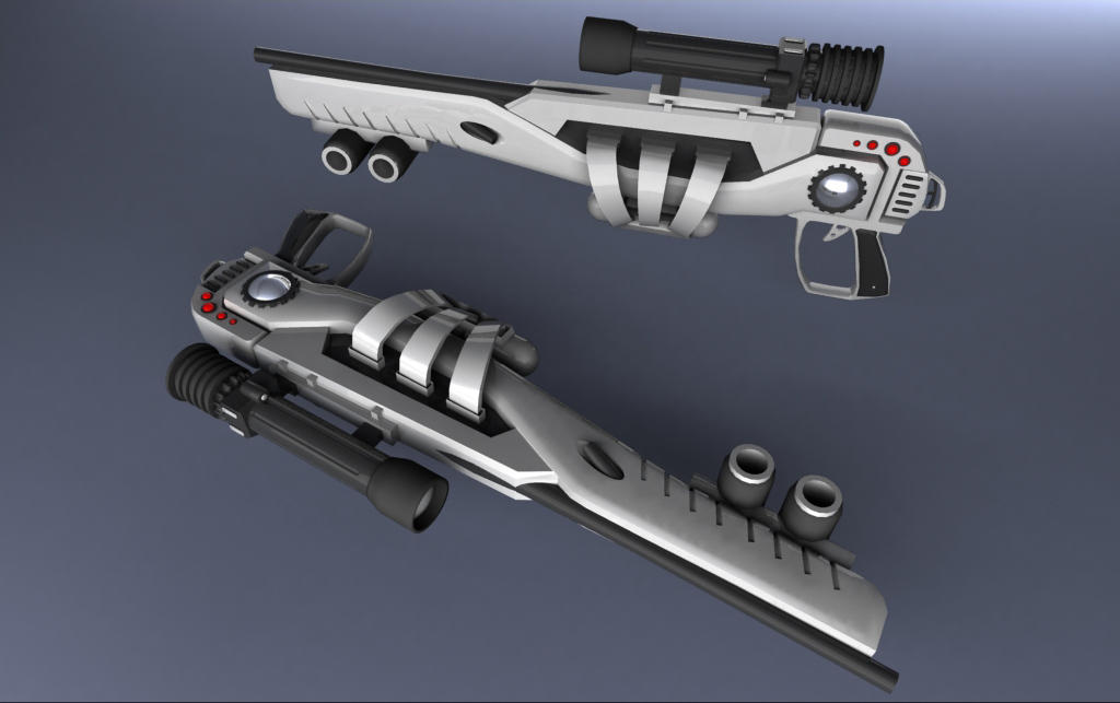 Tech Rifles Deviantart heavy futuristic rifle by tekzilla on DeviantArt