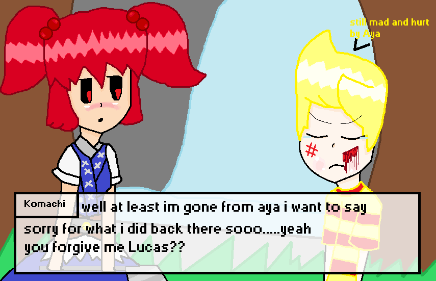 Komachi says sorry to Lucas