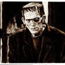 Frankenstein Charcoal Study