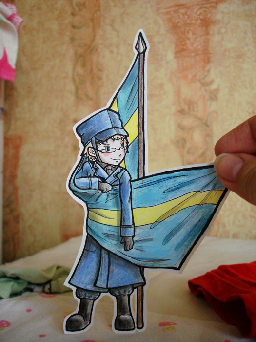 Sweden - paper child by Annuhka