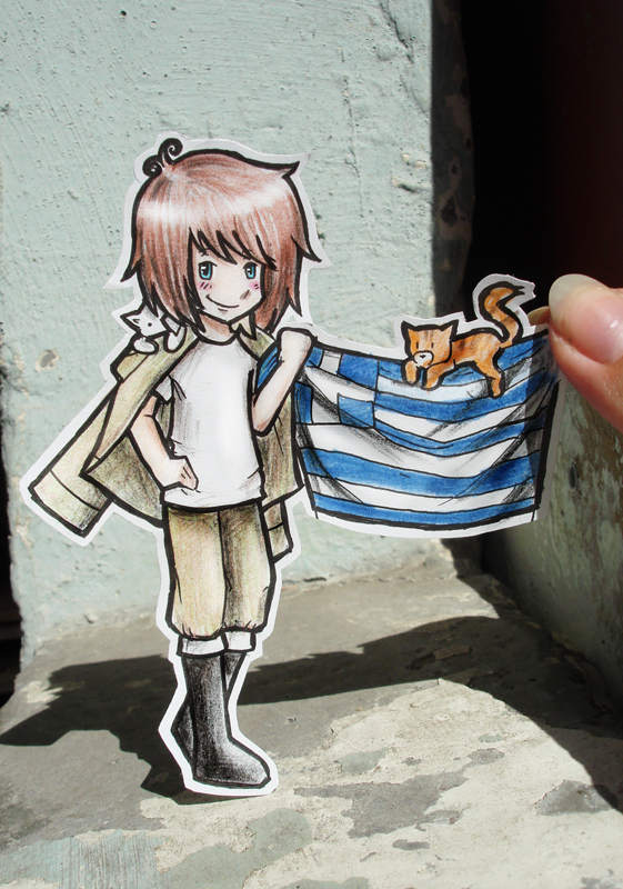 Greece - Paper Child by Annuhka