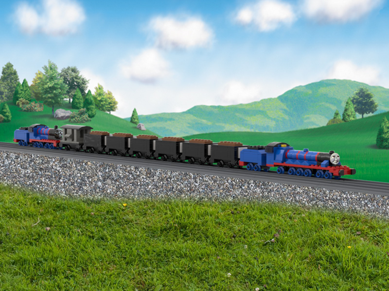 Edward Helps Out in Legos by TTTEAdventures on DeviantArt