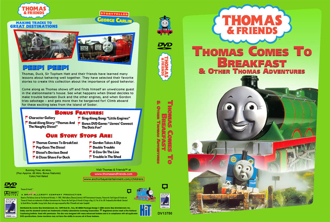 Thomas Comes to Breakfast Full DVD Cover by TTTEAdventures on DeviantArt