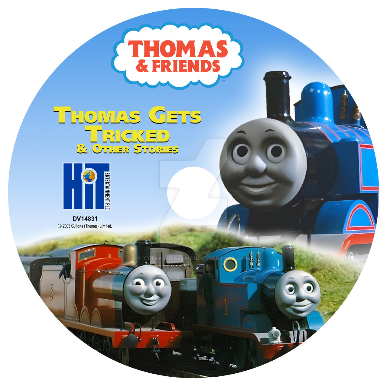 Thomas Gets Tricked DVD Disc by TTTEAdventures on DeviantArt