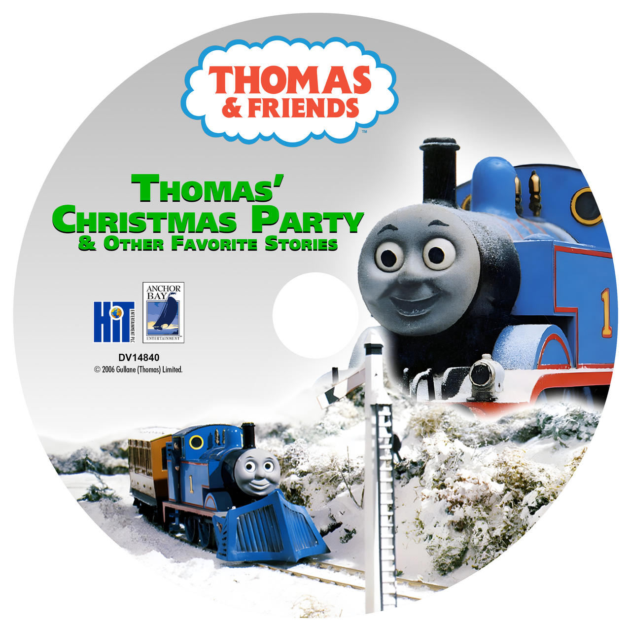 Thomas' Christmas Party DVD Disc by TTTEAdventures on DeviantArt