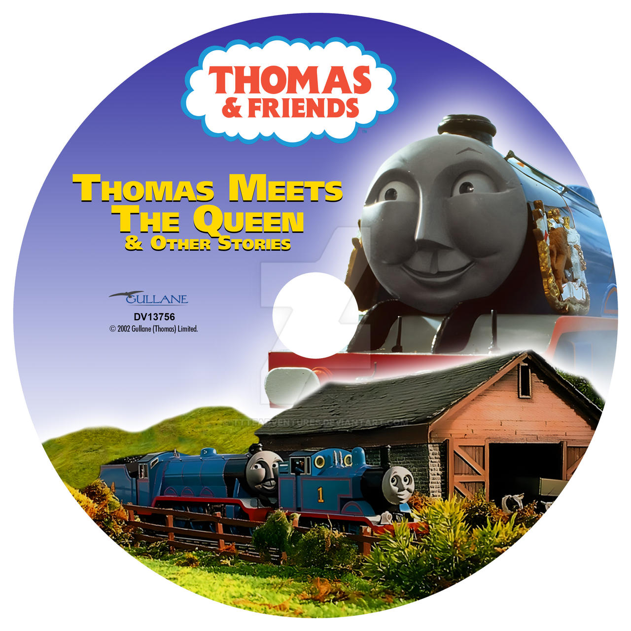 Thomas Meets the Queen DVD Disc by TTTEAdventures on DeviantArt