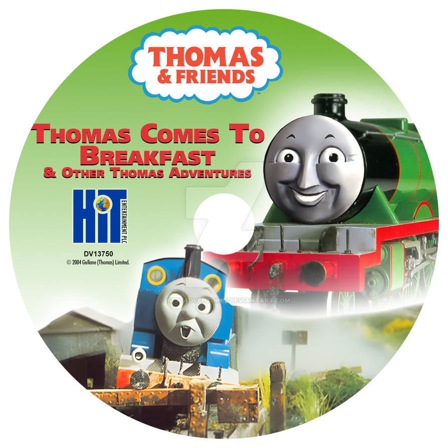 Thomas Comes to Breakfast DVD Disc by TTTEAdventures on DeviantArt