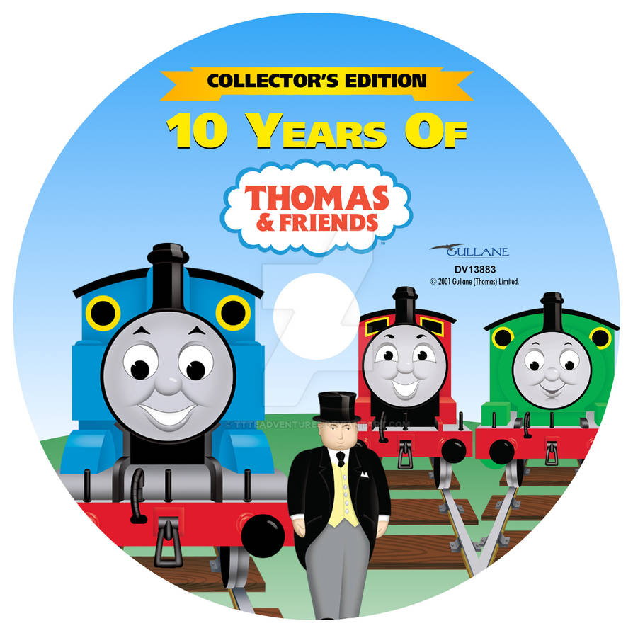 10 Years of Thomas the Tank Engine DVD Disc by TTTEAdventures on DeviantArt
