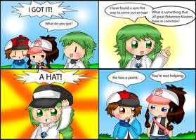 Pokemon Black and White Comic: Hats