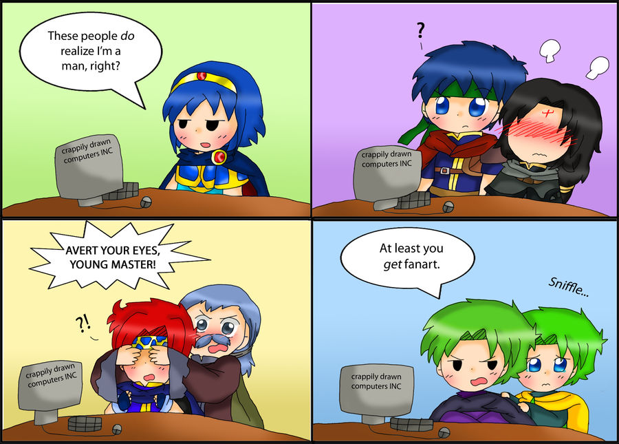 Fire Emblem reacts to Fanart