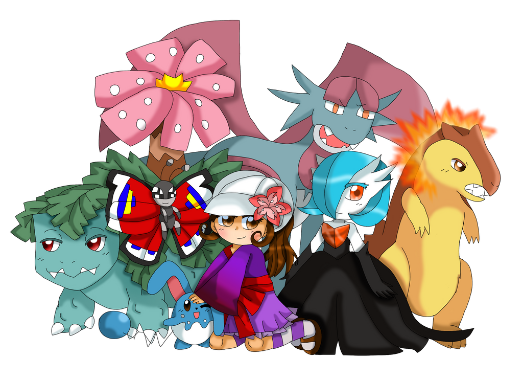 My Pokemon Xenoverse Team by PaperEmonga on DeviantArt