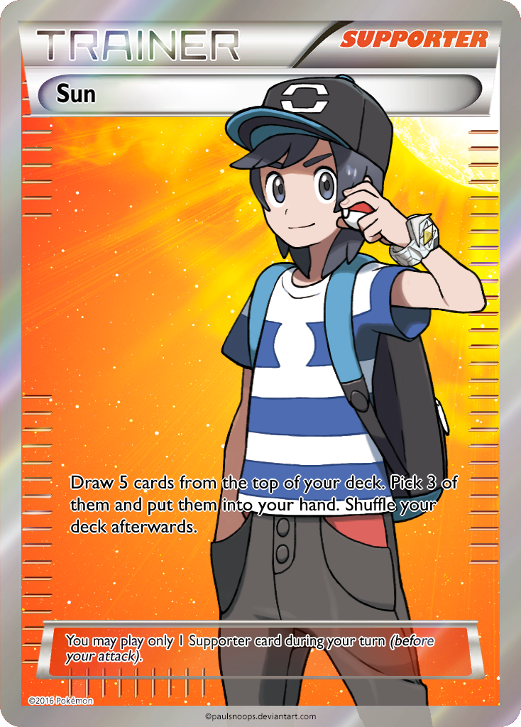 Trainer Sun FA Custom Pokemon Card by KryptixDesigns on DeviantArt