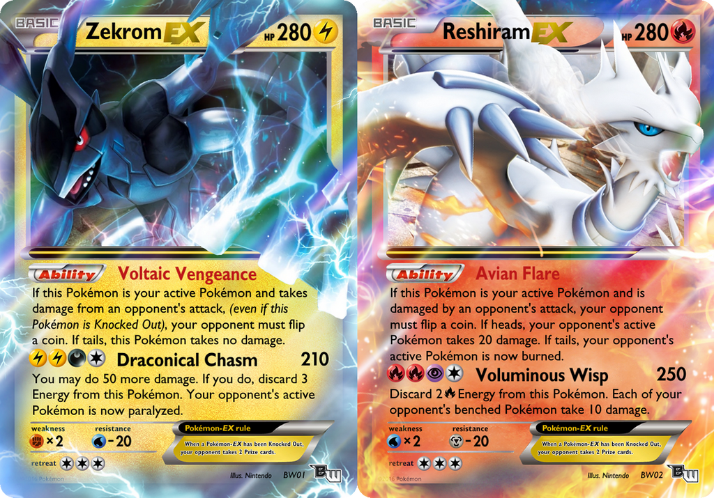 Zekrom EX by PKMNCardMaker264 on DeviantArt  Cool pokemon cards, Pokemon,  Pokemon cards