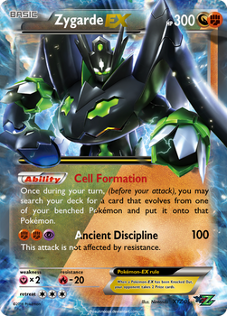 Zygarde EX Custom Pokemon Card