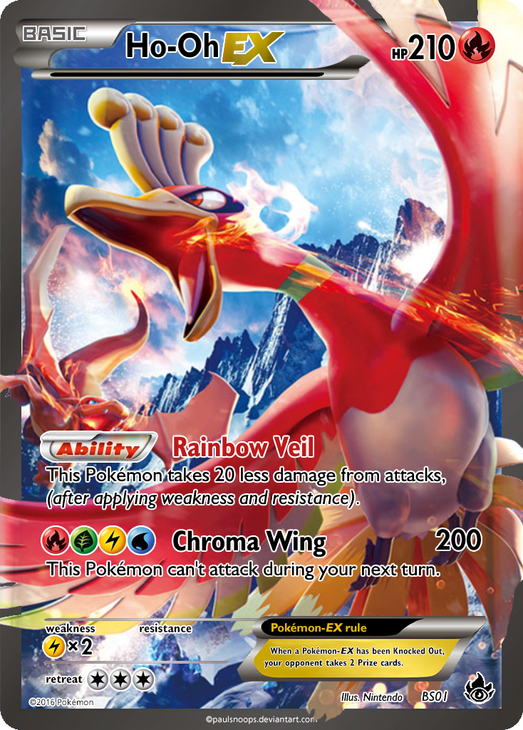 Ho Oh Ex Fa Burning Shadows Promo 1 By Kryptixdesigns On Deviantart