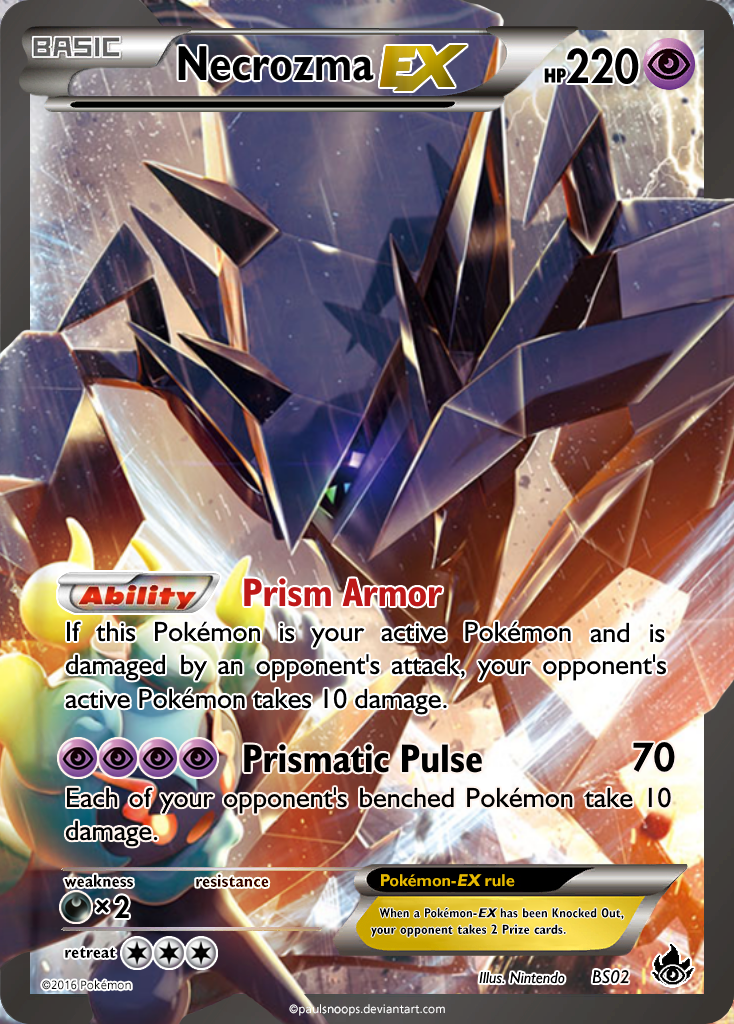 Necrozma EX FA (Burning Shadows Promo 2)