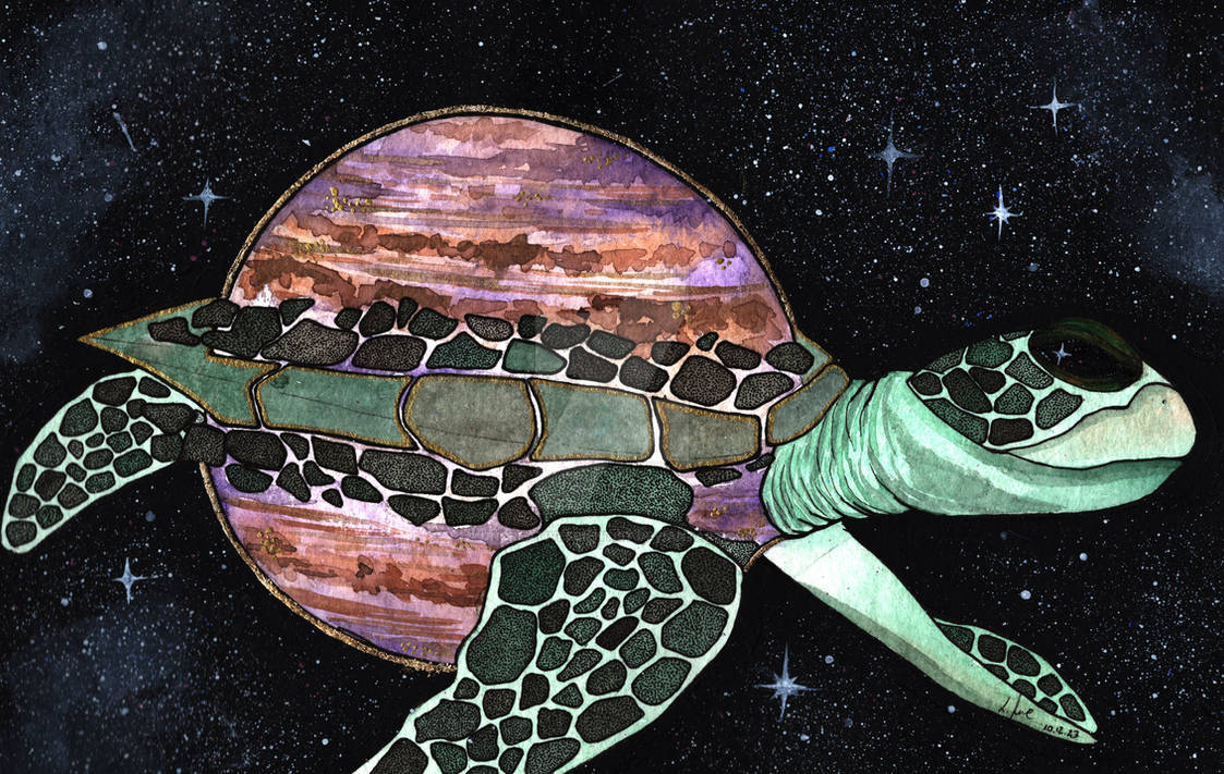 Meteor Turtle Planet Turtle by UncreativeScientist on DeviantArt