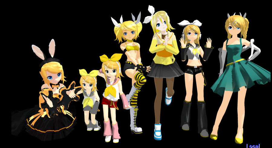 Rin Models 1! by Tifa-Kawaii on DeviantArt