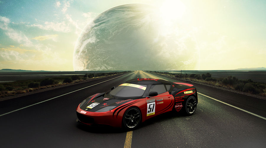 Bullrun Lotus Race Car Design