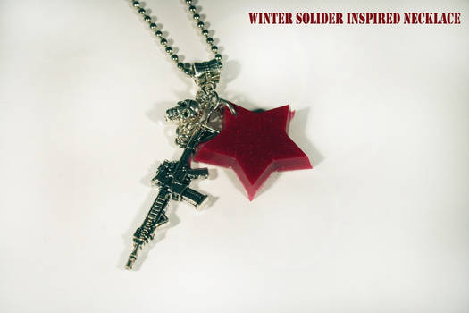 Winter Solider Inspired Necklace