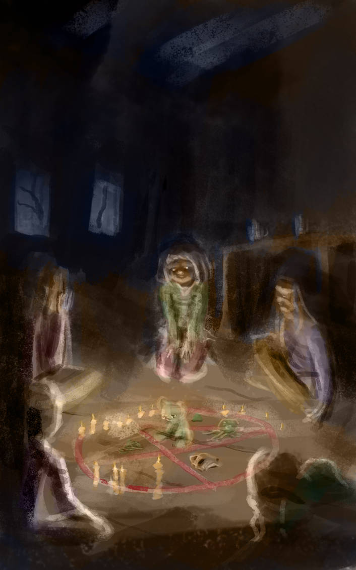 Daily Drawing #2 - Ritual by IrrevocablePast on DeviantArt