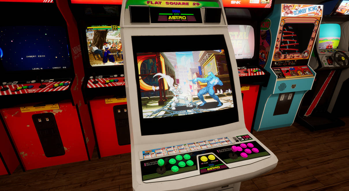 Sega Astro City Arcade Cab Screen View by SFXLAB on DeviantArt