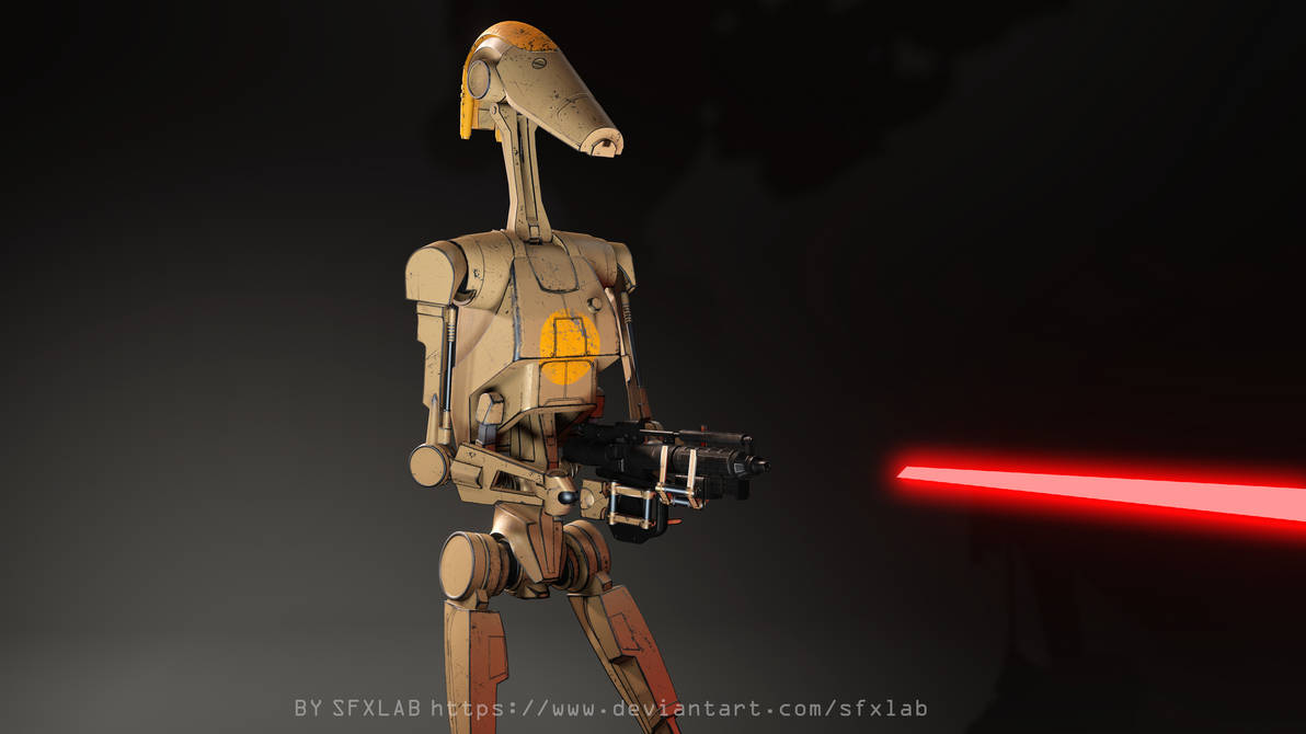 OOM command battle droid From Star Wars by SFXLAB on DeviantArt