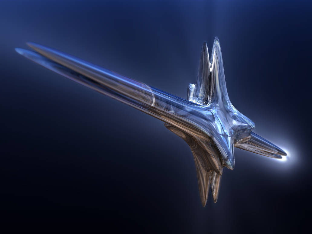 Liquid metal space ship by kronpano