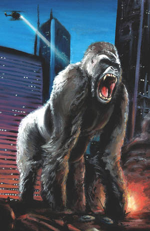 Kong Painting by KillustrationStudios Kong Painting by KillustrationStudios