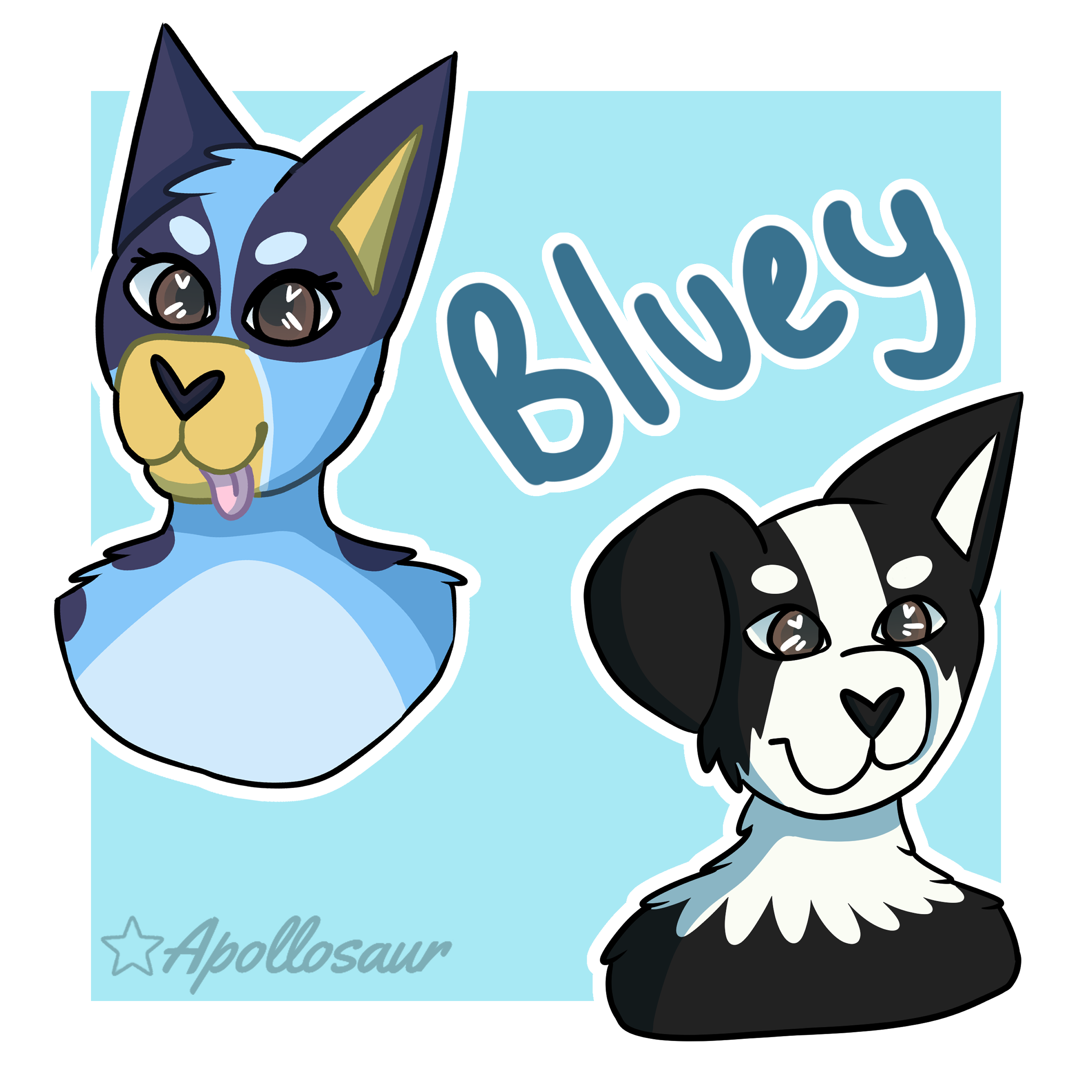 Bluey Adventure Deviantart Bluey by Apollosaur on DeviantArt