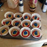 Capt America cupcakes 1