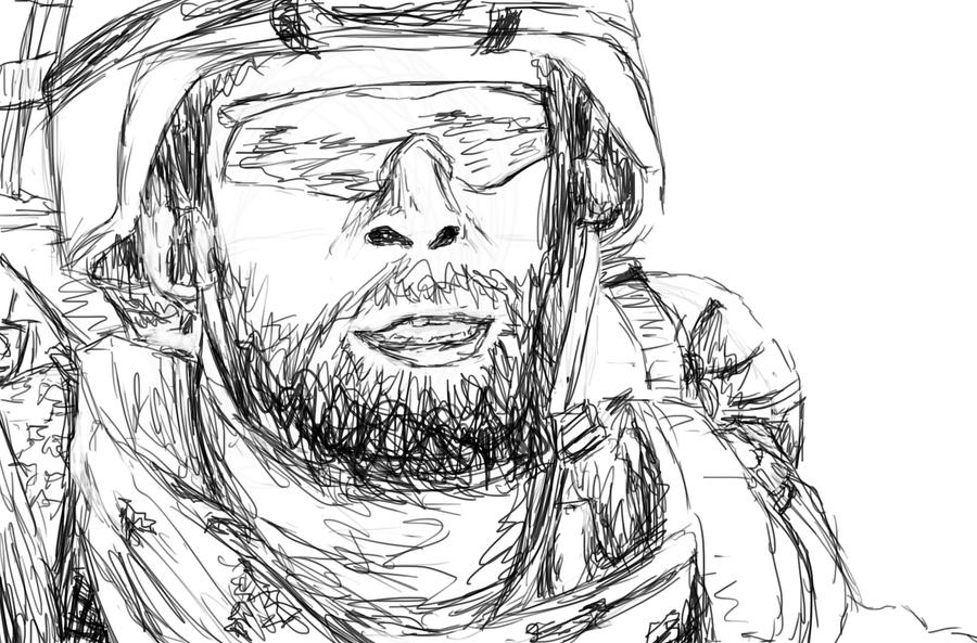 Soldier sketch