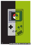 Retro Gameboy and Pokemon inspired Split Poster by DarkoDesign