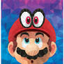 Super Mario Odyssey - Mario and Cappy Poly Art