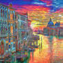 Sunset in Venice