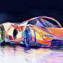 Sports car illustration COMMERCIAL LICENCE