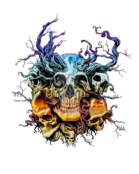 Skull metapainy COMMERCIAL LICENCE