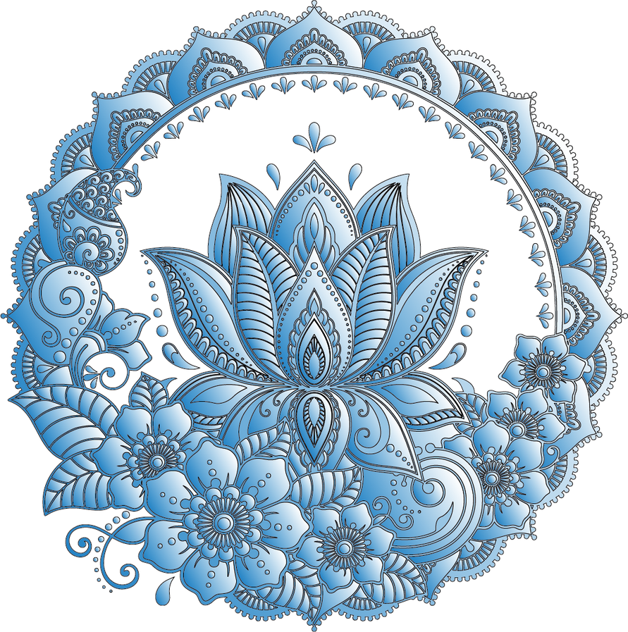 Mandala Lotus Wall Art by kiklopp on DeviantArt