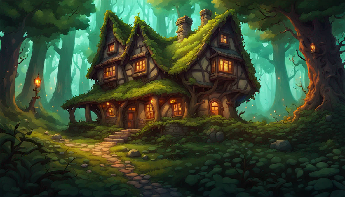 House In Forest