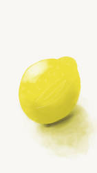 Lemon digital painting