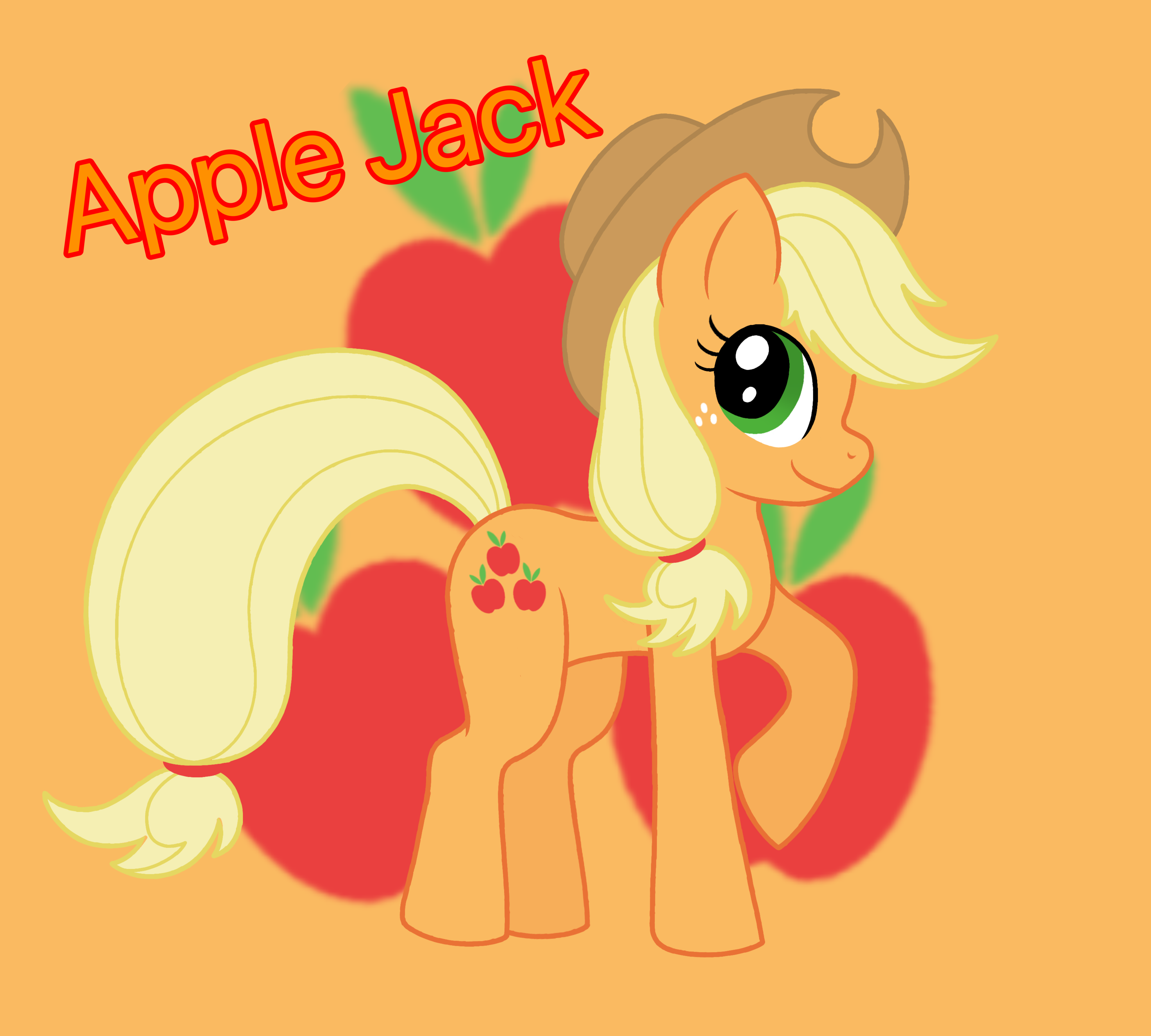 Apple Jack (mlp fanart) by GreenStarTheProtogen on DeviantArt