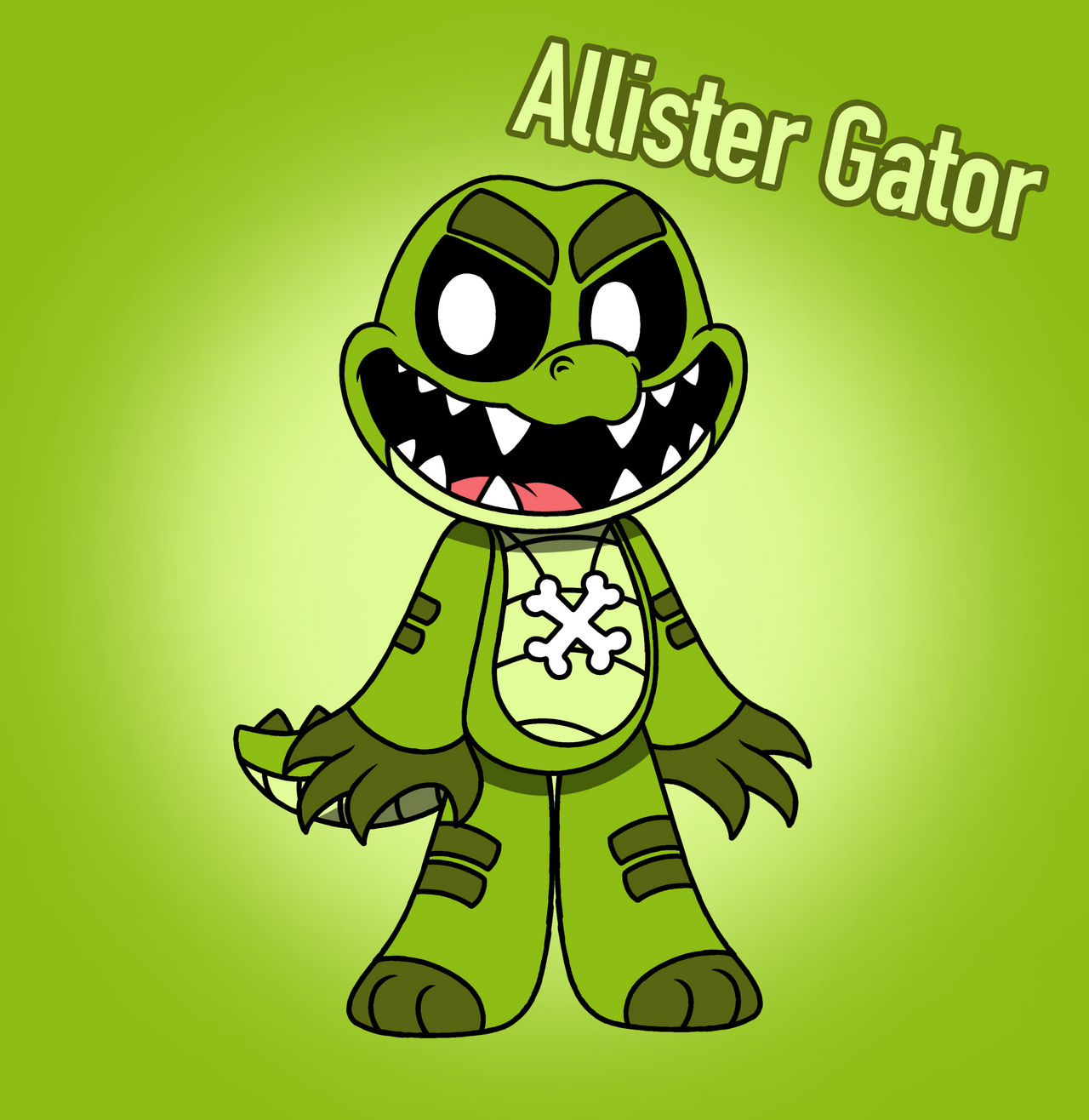 Giator Allister Gator (Nightmare Critters FanArt) by GreenStarTheProtogen on ...
