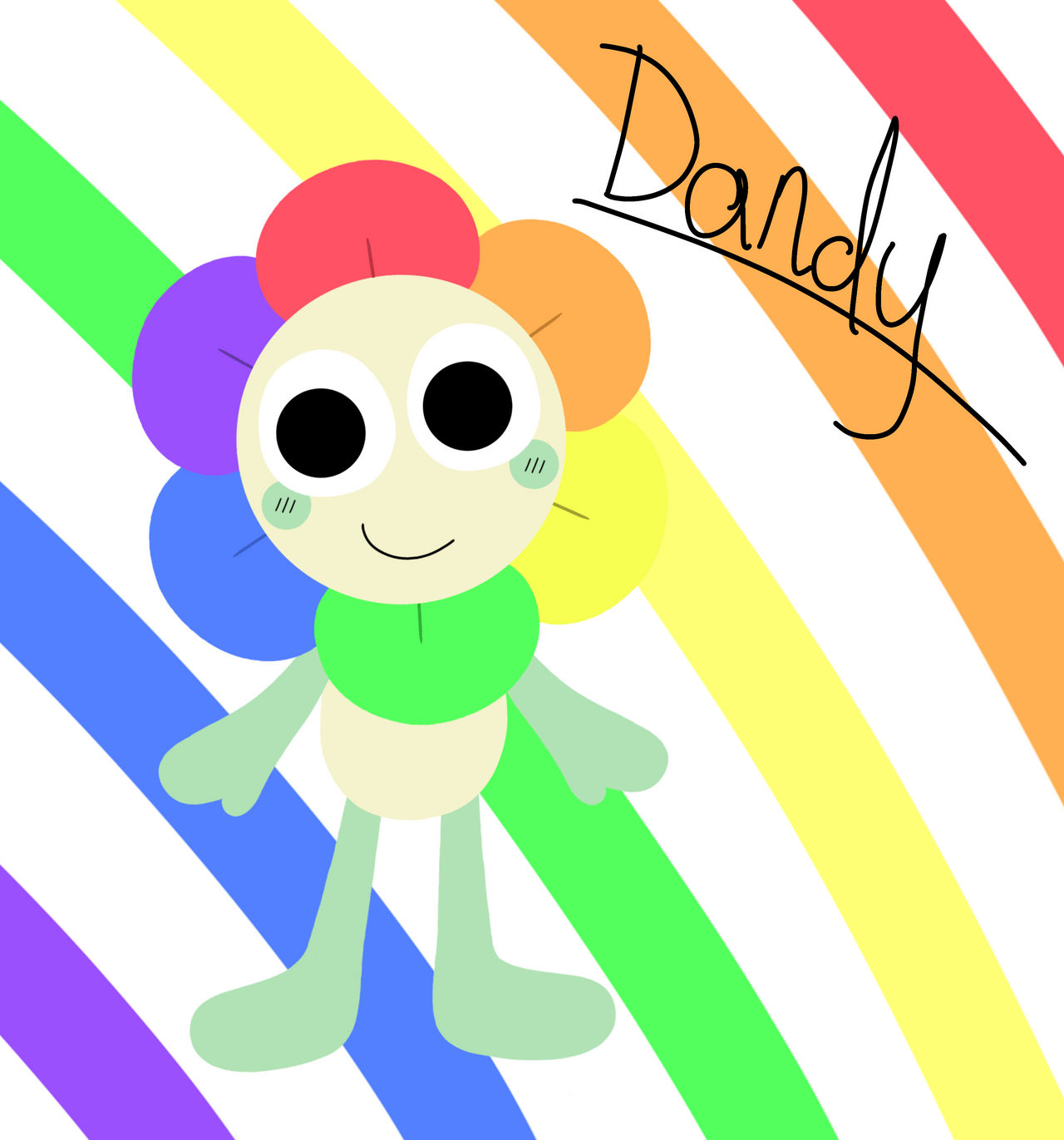 Deviantart Dandy Dandy (dandys world fanart) by GreenStarTheProtogen on DeviantArt