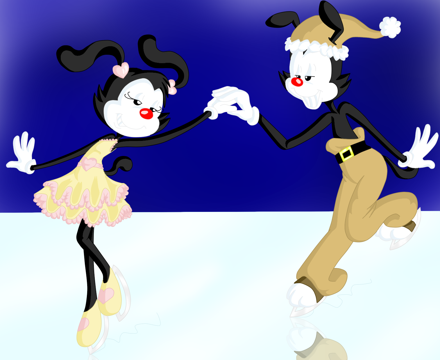 laffy and yakko on ice