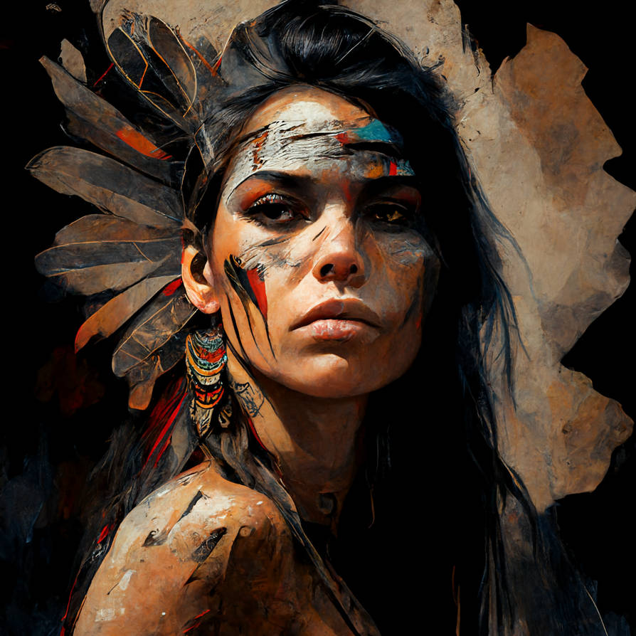 Stonepunk woman by ai by DisMid on DeviantArt